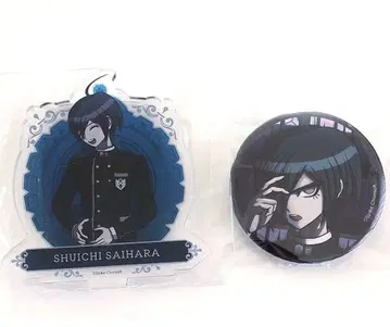 [단간론파/최하리이치] 아크릴 스탠드 & 캔뱃지 에비텐 미개봉