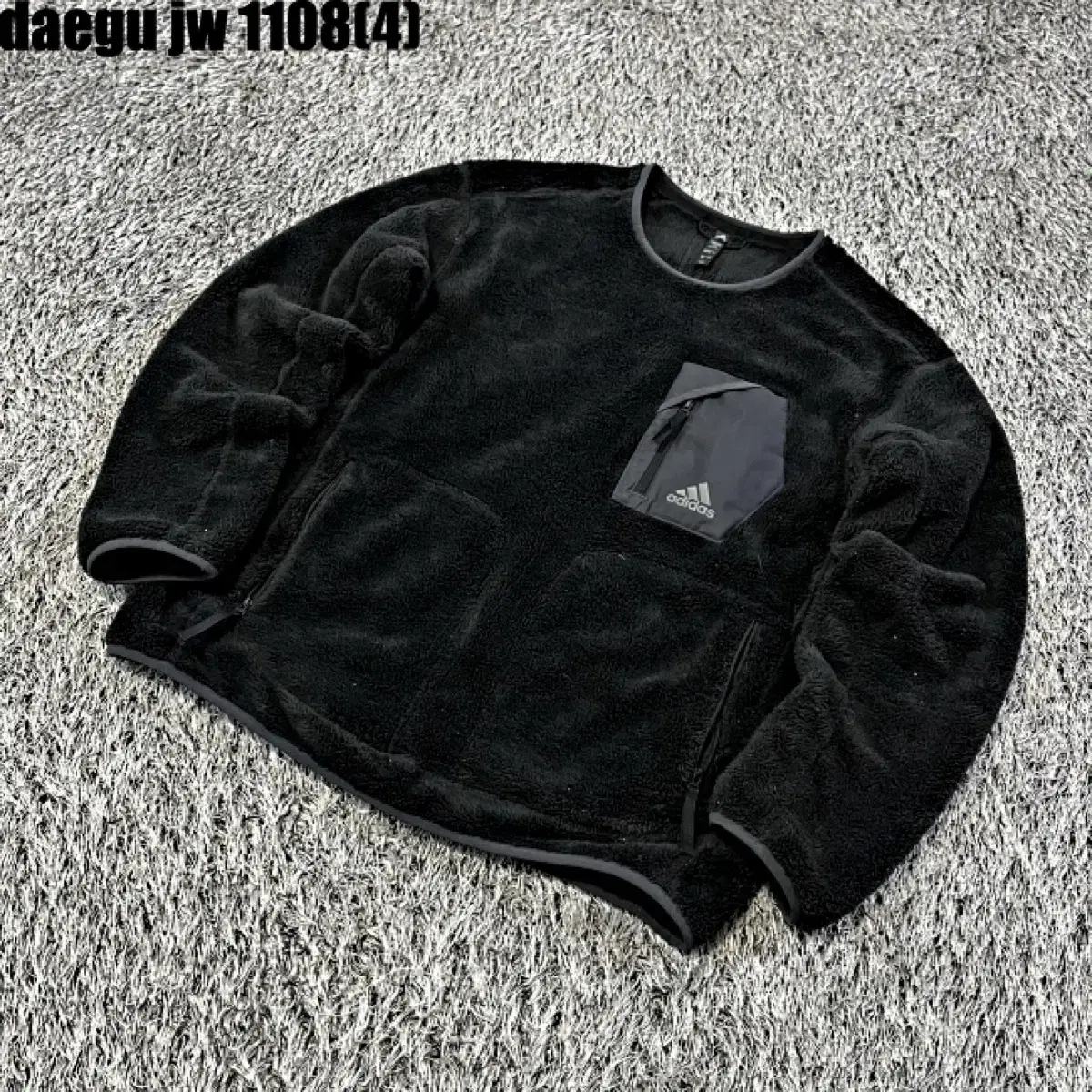 Adidas fleece fleece pocket sweatshirt, warm-up (95)