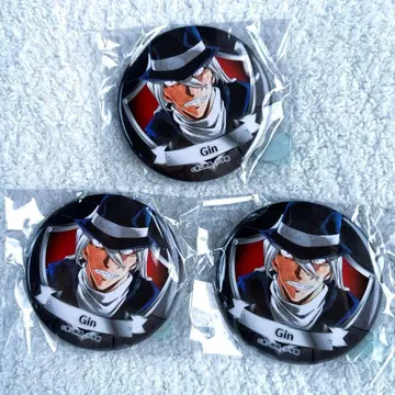 코난 백화점 캔뱃지 명탐정 코난 진 3개 세트