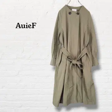 아위이에프 롱 코트 벨트 리본 포함 [ 38 ] 카키