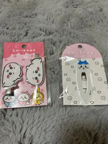 치이카와 헤어 클립 2개 세트