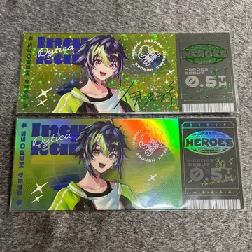 니지산지 이나미 라이 랜덤 홀로그램 티켓풍 카드