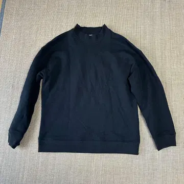 Phlannel의 코튼 울 모크넥 맨투맨 플란넬