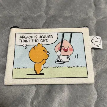 카카오프렌즈 라이언 어피치 파우치