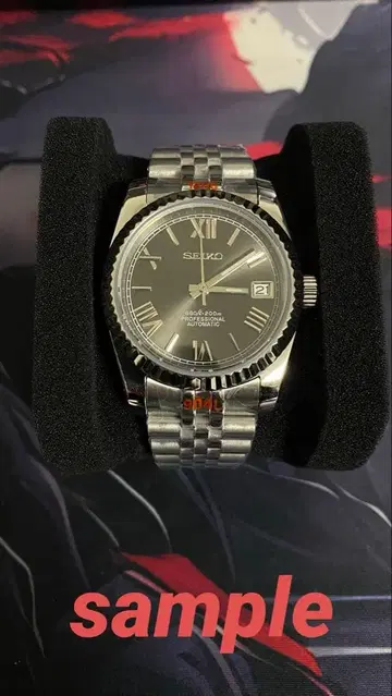 커스텀 모도스 36mm 자동 와인딩 그레이 로만 다이얼