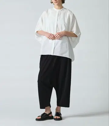 mizuiro ind 사루엘 팬츠 라이트 그레이 새상품급