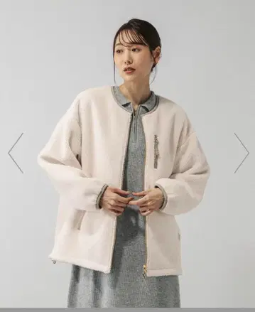 [ 미사용 새상품 ] 글로벌 워크 리버서블 보아 블루종