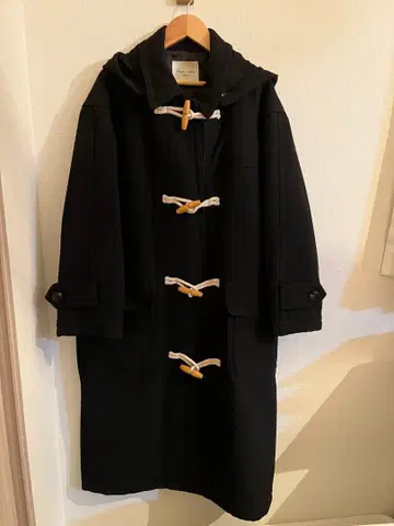 FREAK'S STORE 블랙 더플 코트