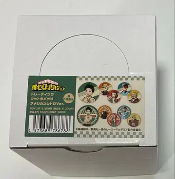 히로아카 아메리칸 레트로 트레이딩 매트 캔뱃지 BOX