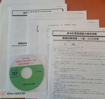 [ 새상품! ] 2025년도 급여계산실무능력검정 1급 모의시험강좌 세트