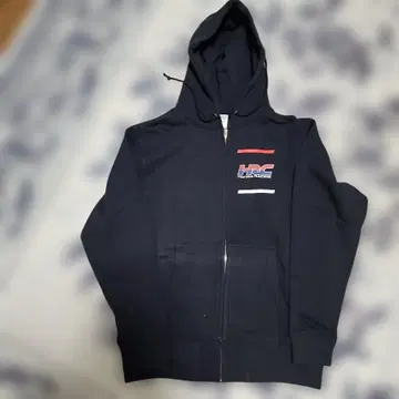 HRC Honda Racing 풀 집업 후드티 S
