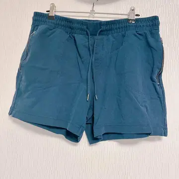 ATHLETIC 파랑 숏팬츠 지퍼 포켓