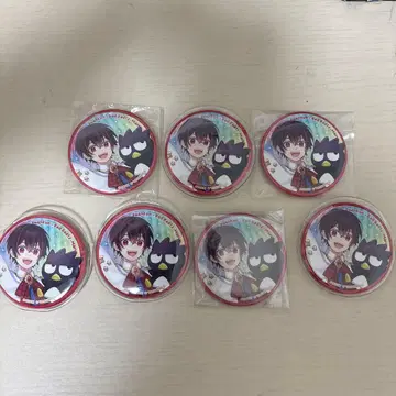 컬러풀피치 카라피치 유안군 캔뱃지 배드마츠마루 산리오 7개 세트