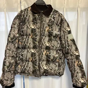 카모 패턴 다운 자켓