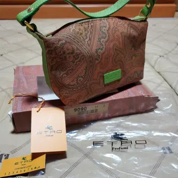 미사용 에트로 페이즐리 무늬 소형 백