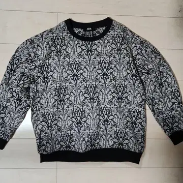 AZUL by MOUSSY 니트 스웨터 F 블랙/화이트