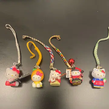 헬로키티 지역 한정 스트랩 5개 세트