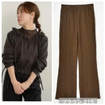 시마무라 tal.by yumi 풀오버 & 플레어 팬츠