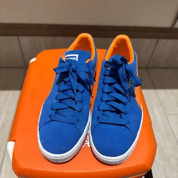 Puma 스웨이드 파랑/오렌지