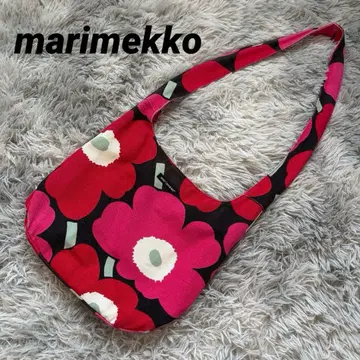[ 마리메꼬 ] 우니코 숄더백 marimekko 코튼 캔버스