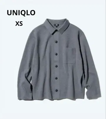 [ 유니클로UNIQLO ] 밀라노 리브 셔츠 가디건 남녀 공용 XS