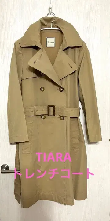 TIARA 트렌치코트 여성용 새상품급 클리닝 완료