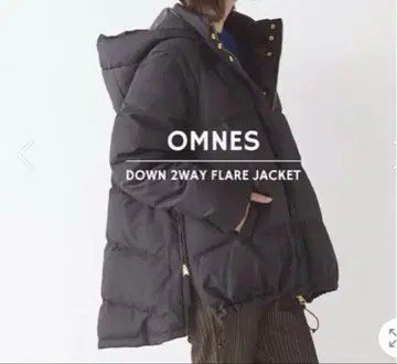 OMNES 옴네스 다운 2WAY 플레어 자켓 베스트 L