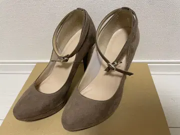 R&E 스웨이드 하이힐 펌프스