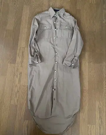 MADISONBLUE 셔츠 원피스 펄 버튼