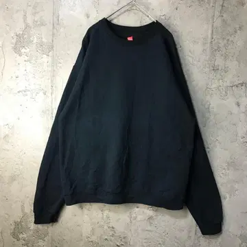 B659 구제 의류 트레이닝복 맨투맨 블랙 무지 90s Y2K