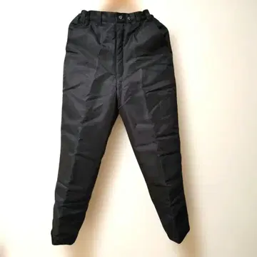 블랙 슬림 핏 팬츠