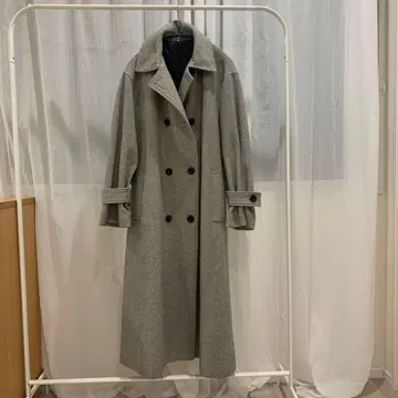 스텐카라 코트 롱 코트 헤링본 무늬 그레이 FREE 사이즈