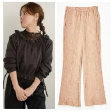 시마무라 tal.by yumi 플레어 팬츠&풀오버