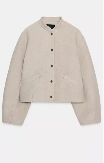 ZARA 소프트 봄버 자켓 M 베이지 [ 택 포함 새상품 ]