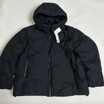 새상품 UNIQLO 심리스 다운 후드티 (3D 컷) 4XL 블랙