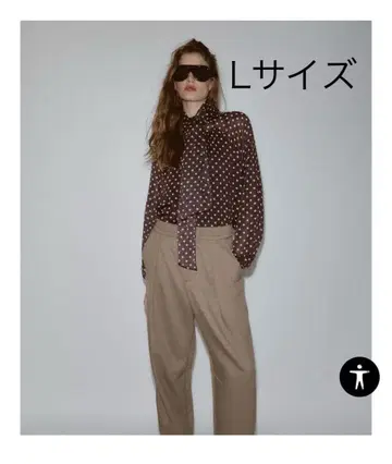 ZARA 스트레치 허리 캐럿 팬츠