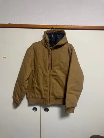 Dickies 후드 부착 다운 자켓 L 사이즈 베이지