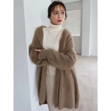 아뉴앙스 라쿤 숄카라 가디건