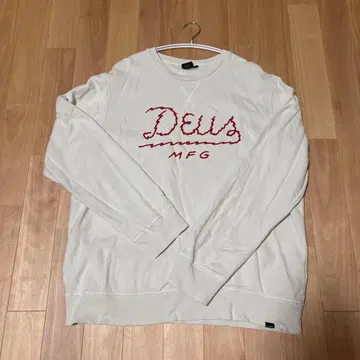 DEUS 로고 트레이닝복 XL 화이트