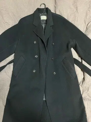 isook 아이스 울 코트 블랙