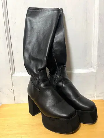 vivian 통굽 롱 부츠