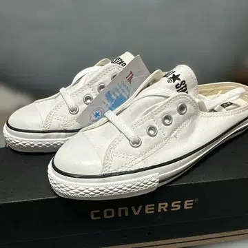 하자있는 새상품 CONVERSE 뮬 스니커즈 22.5cm