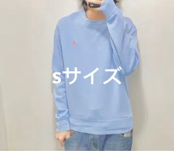 POLO 폴로 랄프로렌 포니 맨투맨 로고 블루