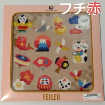 [ 새상품 미개봉 ] 페이러 JAL 개운 럭키 오너먼트 테두리 빨간색