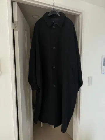 HARE 울 돌먼 스텐카라 코트