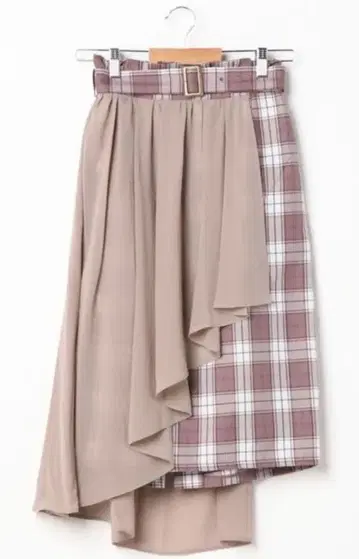 쉬폰 레이어드 미들 스커트 axes femme