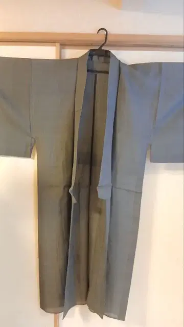 남성용 그레이 기모노 여름용
