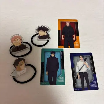 극장판 주술회전 머리끈 클리어 카드 이타도리 유우지