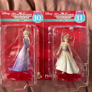 2025 디즈니 크리스마스 오너먼트 HAPPY 복권 엘사 안나