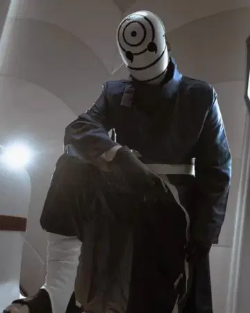 나루토 닌자 코스프레 의류 세트 우치하 오비토 (할로윈용)